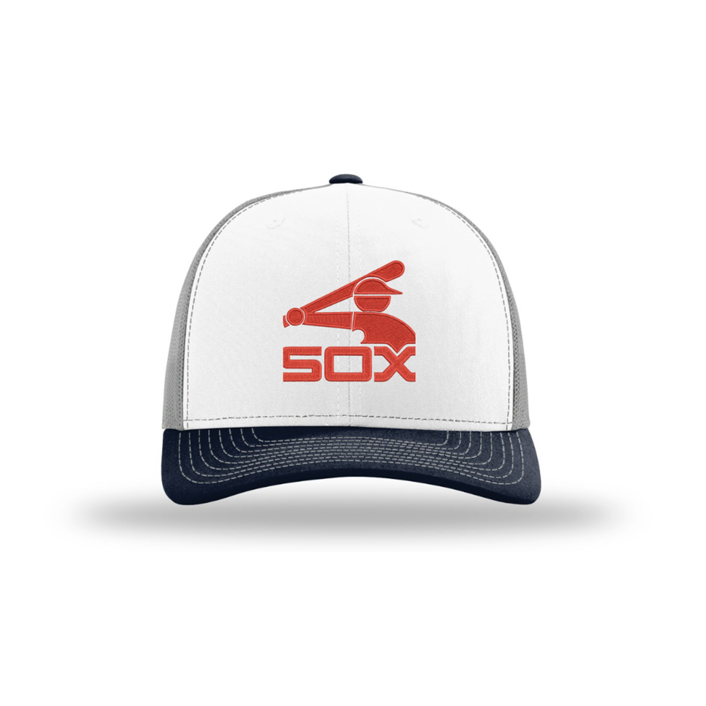 SBG Sox | Trucker Hat with Batterman Logo in Red