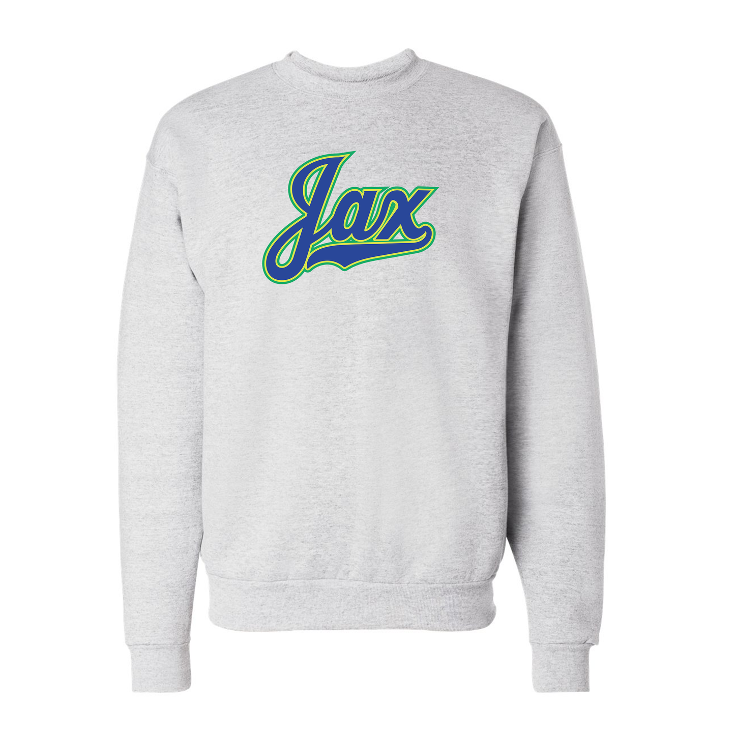 Jax Fanwear | Jax Crewneck Sweatshirt in Ash (Youth and Adult)