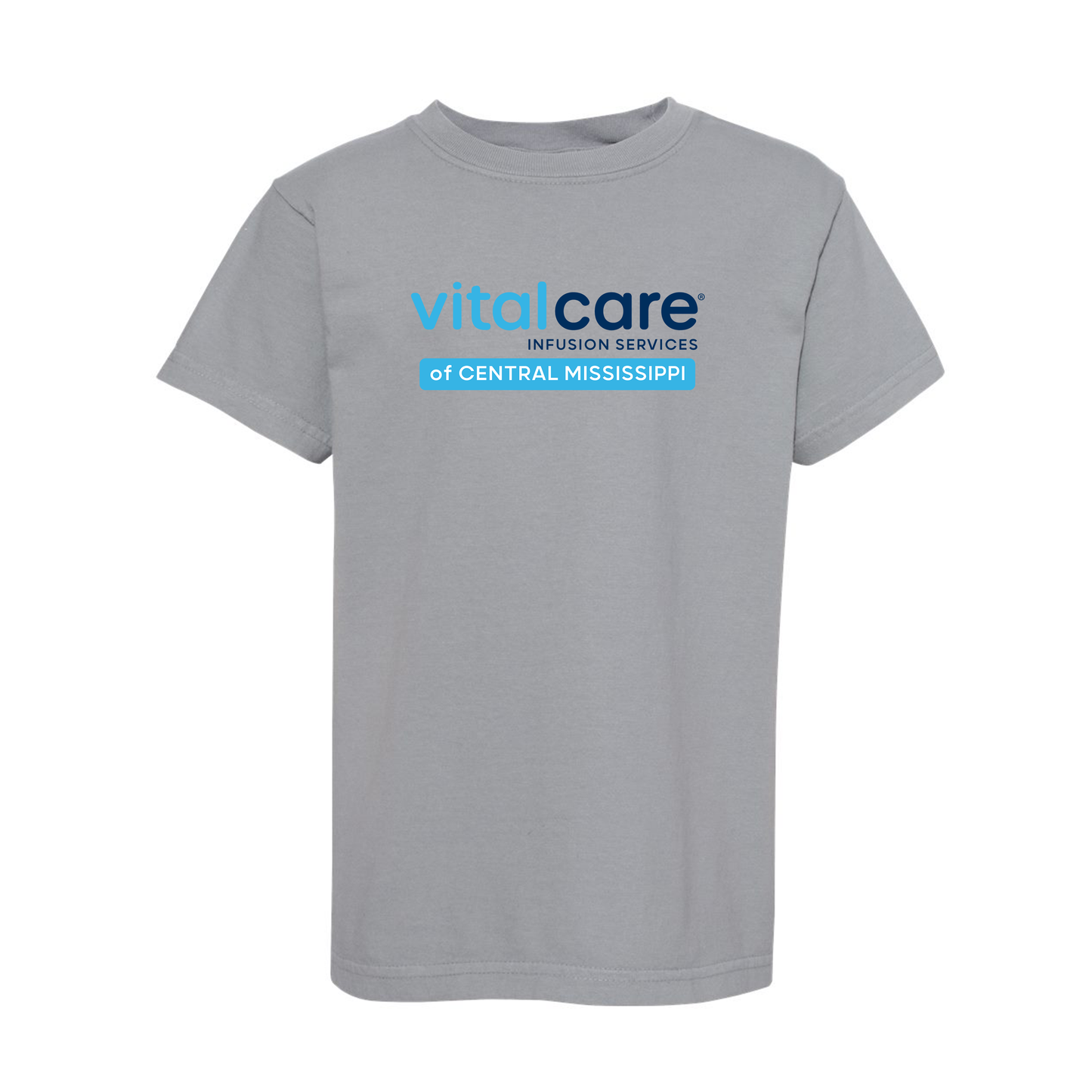 VC25 - Vital Care of Central Mississippi Heavy Cotton T-Shirt Granite
