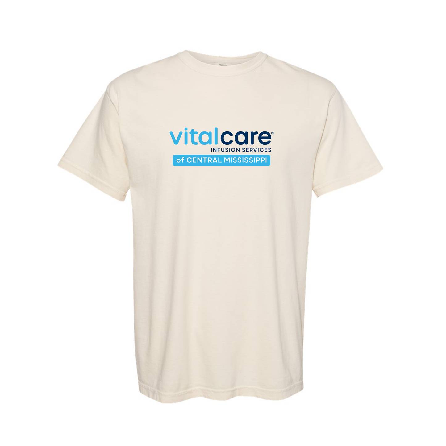 VC26 - Vital Care of Central Mississippi Heavy Cotton T-Shirt Ivory