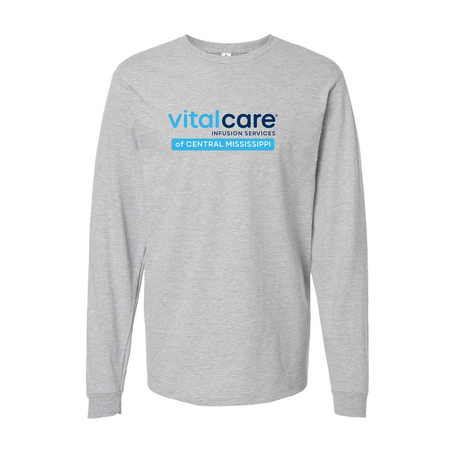 VC27 - Vital Care of Central Mississippi Cotton Long Sleeve T-Shirt