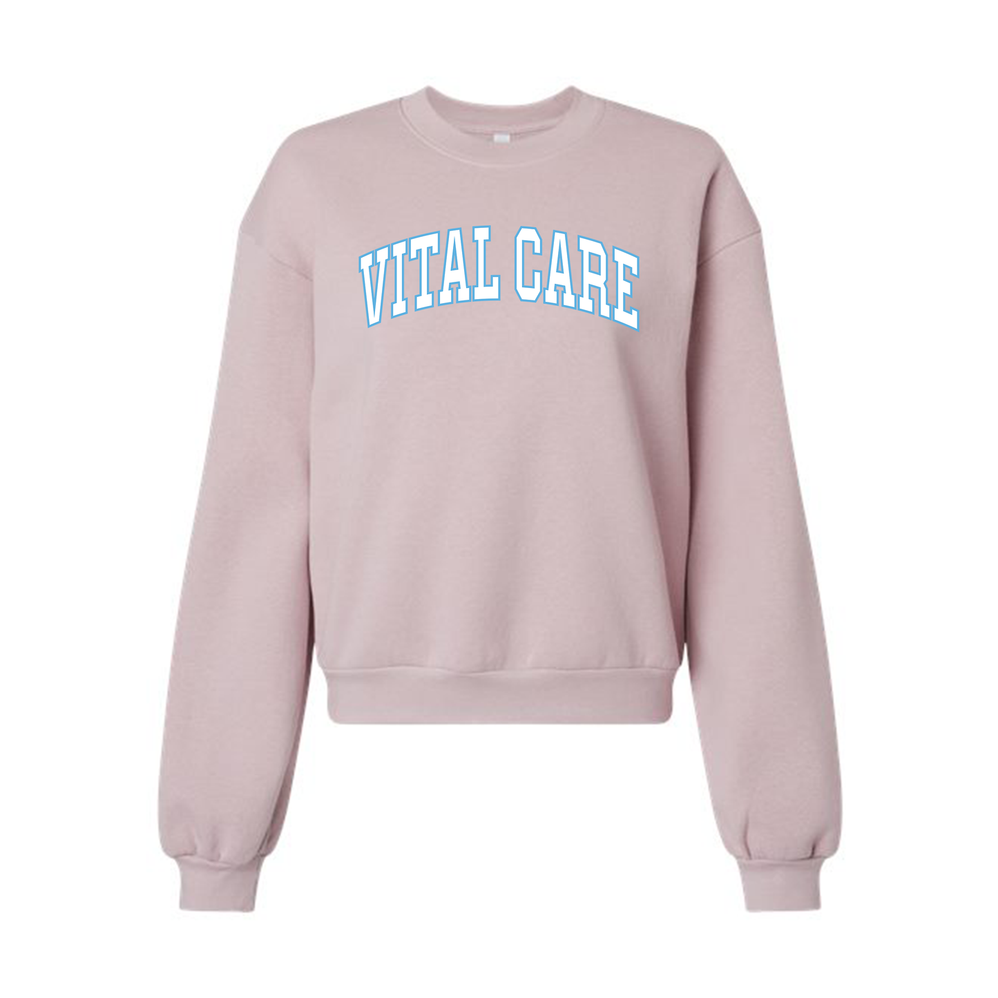 VC01 - Vital Care College Block - Women's Fleece Crewneck Sweatshirt