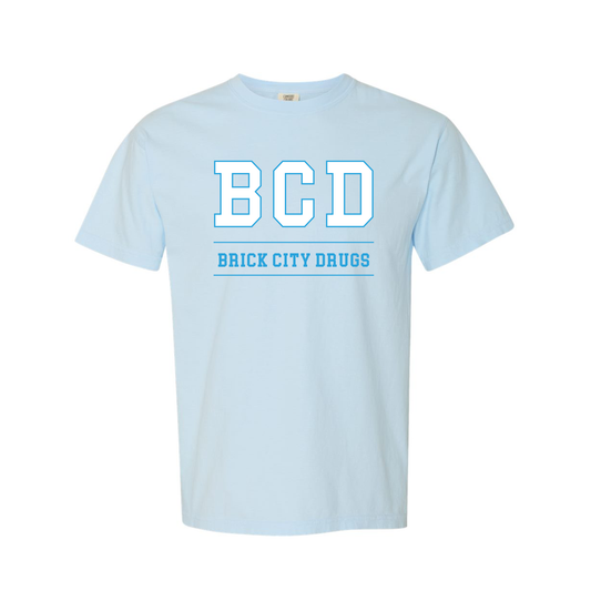 Brick City Drugs | Chambray BCD Block Tee
