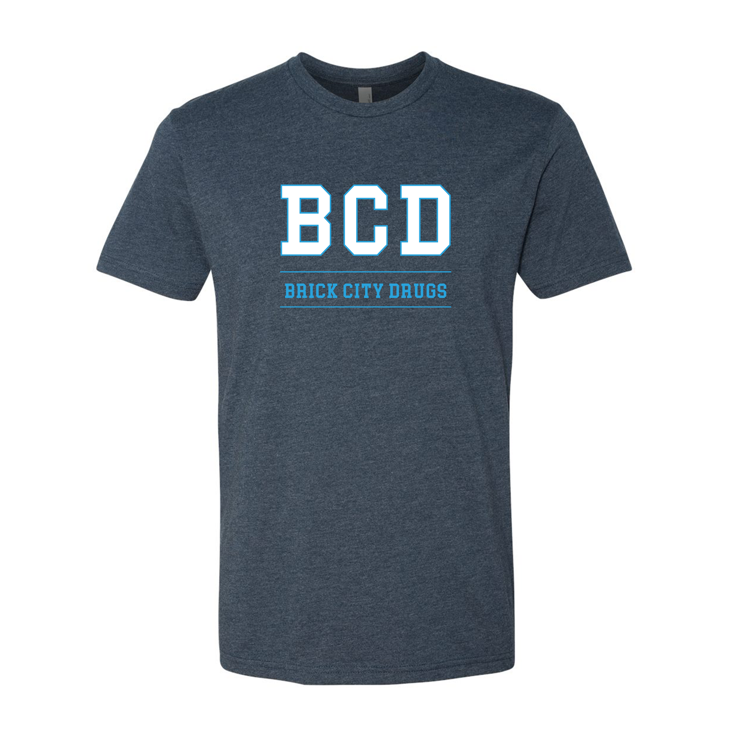 Brick City Drugs | Midnight Navy BCD Block Tee