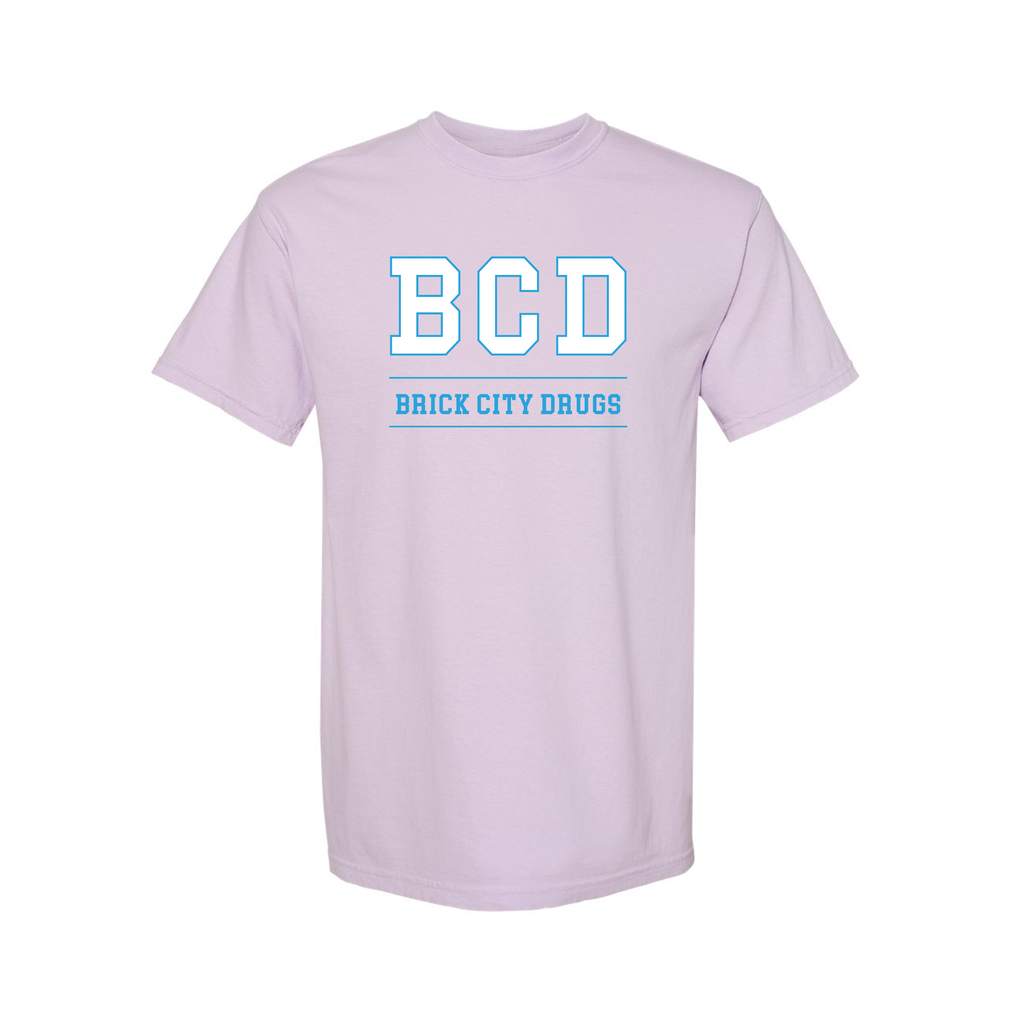 Brick City Drugs | Orchid BCD Block Tee