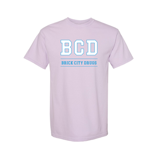 Brick City Drugs | Orchid BCD Block Tee
