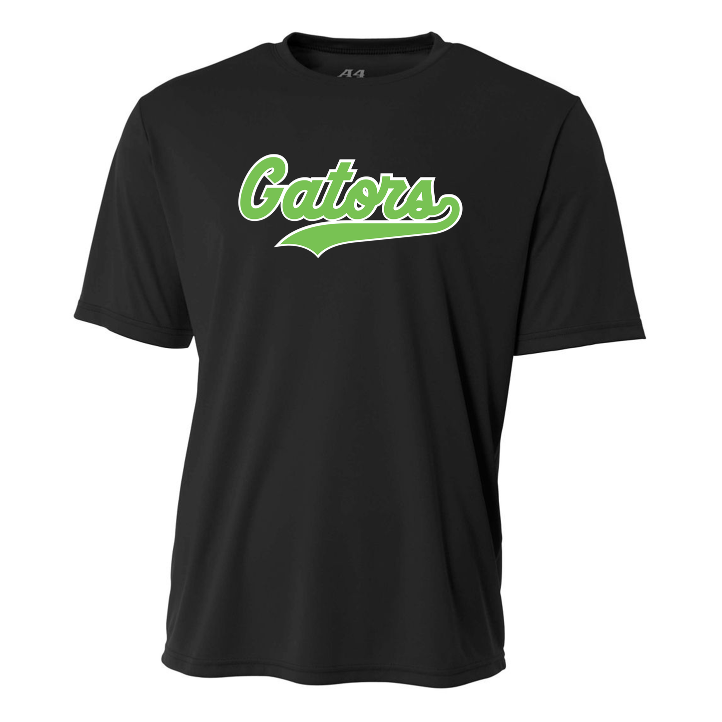 NWG | NW Gators Script - Black Performance T-Shirt