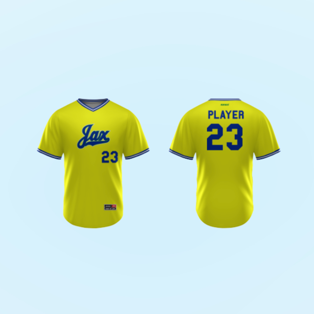 Jax 8U Yellow | Marucci Short Sleeve Jersey (Alternate)