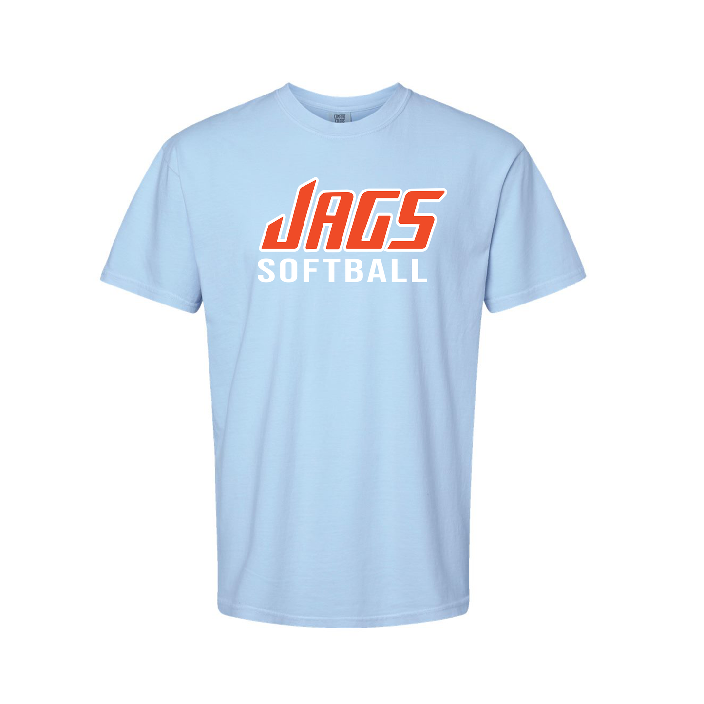 MC Softball | Comfort Colors  Hydrangea T-Shirt | Jags Softball