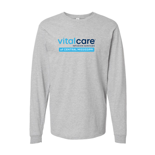 VC27 - Vital Care of Central Mississippi Cotton Long Sleeve T-Shirt